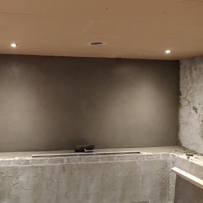 Kalkcement badkamer afwerking